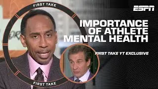 Stephen A. and Mad Dog discuss the importance of athlete mental health 🙌 | First Take YT Exclusive