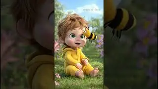 Tiny Bee Buzz Buzz Song 🐝 | Bibblee Nursery Rhymes & Kids Songs #kidssongs #nurseryrhymes #shorts