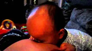 Baby Blowing on Tummy.MOV