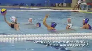 2015 Summer Universiade: Water Polo defeats Serbia 16-8 in opening game