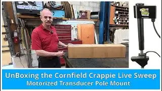 UnBoxing the Cornfield Live Sweep Motorized Transducer Mount