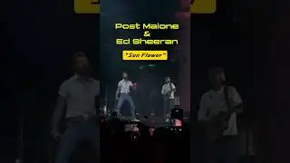 Post Malone & Ed Sheeran Surprised Fans with Sunflower Live Performance #postmalone #edsheeran