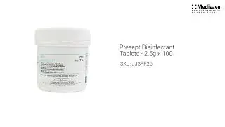 Presept Disinfectant Tablets 2 5g x 100 JJSPR25