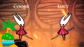 Coqero jogando HOLLOW KNIGHT: SILKSONG com mod de MULTIPLAYER (com Lucy do @Combo_Quebrado)