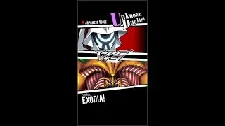 Yugioh Duel Links - The Unknown Duelist Vs Perfect Exodia (Japanese)