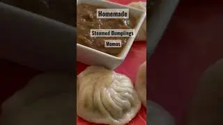 Homemade steamed dumplings #homemade#dumplings#momo #chickenmomos #chinesefood #indochinese #shorts