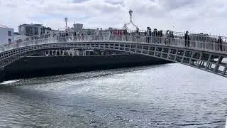 Half penny bridge Dublin Ireland