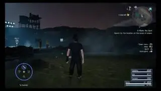 FINAL FANTASY XV Geyser at night