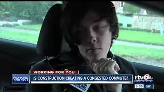 Construction, traffic signal cycle causing congested commute on Meridian at 54th