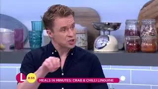 James Gets the Crab Linguine Going With the Chilli and Lemon Zest | Lorraine