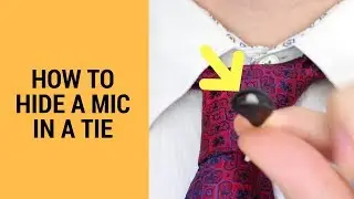 Tie Micing With Hide-A-Mic