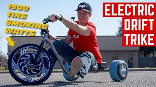 FIXING My Super Rare ELECTRIC DRIFT TRIKE And SLIDING IT