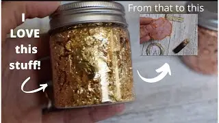 This INEXPENSIVE Gold Foil Will Enhance The Look Of Your Resin Jewelry (my current #1 favorite)