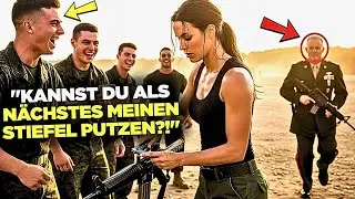 Marines Verspotteten Die Frau Am Schießstand, Bis Der General Ihr Schweigend Seine Waffe Gab