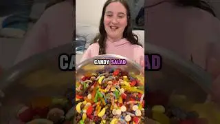 Making a GIANT CANDY SALAD for my brothers 17th Birthday #candysalad #food #howto #aussiefamily #yum