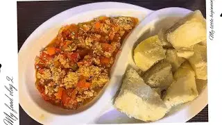 HOW TO MAKE YAM AND EGG SAUCE&ndash; easy to make  yet a delicious meal.