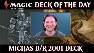 Michas SCHWARZ ROT 2001 DECK Magic the Gathering deutsch MTG Vintage Trader Unboxing deutsch