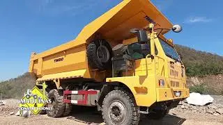 TIMBO: Demostraci&oacute;n del cami&oacute;n Rey Minero SINOTRUK de 90 toneladas  y de excavadoras SANY SY365