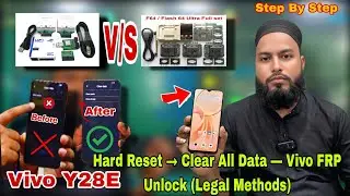 Hard Reset + Clear All Data &mdash; F64 Flash Ultra Box vs UFI Box &mdash; Kaunsa Better? Vivo Y28E FullTutorial