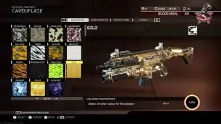 All weapons with DLC - Infinite warfare - Black sky and Solar camo