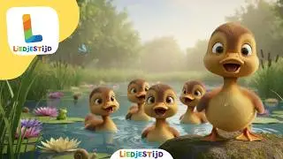 Alle eendjes zwemmen in het water 🎵 Kinderliedje & animatie | Voor peuters en kleuters | Liedjestijd
