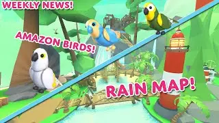 ⛈️GET WASHED OUT IN AN ADOPT ME RAIN STORM! 🏴&zwj;☠️PIRATE SHIPS AND AMAZON BIRDS! 🦜Adopt Me On Roblox!