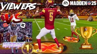 🔴Live!!! #1 Madden Player 💯 (🎉Rankedl)#madden #viral  #live #gaming #football (Portrait)