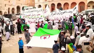 اجمل مسيرة في الجزائر من قصر القرارة #غرداية# عاصمة مزاب