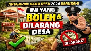 DANA DESA 2026 TURUN TAJAM, TAPI SISA DANA 2025 DIJAMIN TETAP CAIR