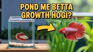 Betta Fish Ka Home Pond Me Shift Kardiya | Betta Fish Fast Growth