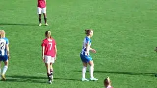 Where's The Card Ref?! Plenty of Tasty Tackles Coming In From Brighton Players Against Man Utd Women