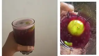 A special drink with grapes #zworld
