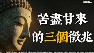 苦盡甘來前，你的心會先出現這三個「奇怪」徵兆# 佛法智慧 #苦盡甘來 #放下我執 #心靈覺醒 #修行 #內在成長 #禪意人生 #因果
