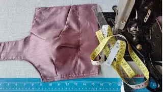 38-40 Size 4Tukes Belt Blouse Front Part Cutting And Stitching||How to make an easy trick4 Tukes ||