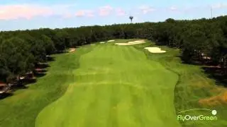 Burnt Pine Golf Club - drone aerial video - Burnt Pine - Hole#18