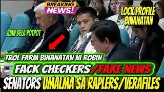 RAPPLER, VERAFILES? BIAS BA? FAKE NEWS  NI SEN. MARCOLETA HINDI NA TAKE DOWN,  ANO ANG SILBI?
