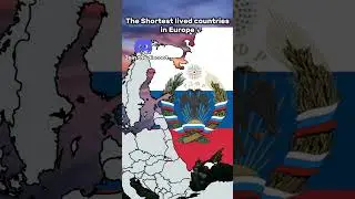 Shortest lived countries #europe #history #mapping #map #mapper #geography #geographythroughmaps