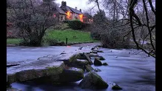 The Tarr steps and the River Barle in 4k, Exmoor, UK