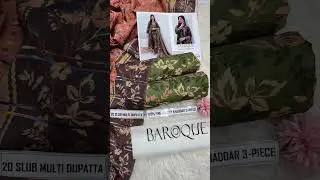 BAROQUE Khaddar 3Pc Printed Collection &ndash; 12 Designs| Premium Winter Fabric  Guaranteed| Price 2800/-