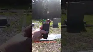K2 EMF METER WENT OFF LIKE CRAZY!!! #k2meter #cemetery #shorts #subscribe