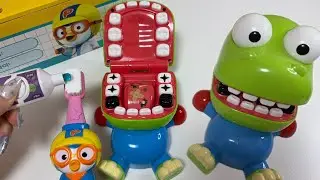 🍥Toy asmr🍥 Pororo Crong Dental Care🦷Dentist Toy playset Satisfying Unboxing
