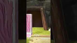 🪨 #pov : Going to the mines as a Whitepaw Beaver! | #timberborn  #shorts