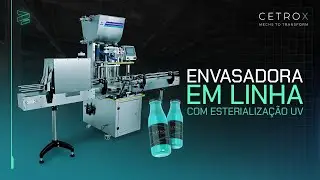 Envasadora de Pastosos Autom&aacute;tica 100 - 1000ml com Dois Bicos e Esteriliza&ccedil;&atilde;o UV CAFM P-1000 2N UVT