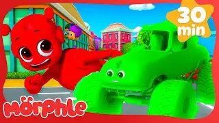 Orphle&rsquo;s Giant Monster Trucks! 💥🚚 | Morphle | Cars, Trucks & Vehicles Cartoon | Moonbug Kids