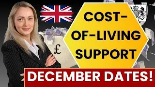 December 2025 payment dates for benefits and pensions plus cost of living support