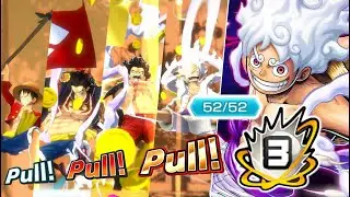 Summoning Until Gear 5 Animation on The New EX Four Emperors Luffy Banner One Piece Bounty Rush OPBR