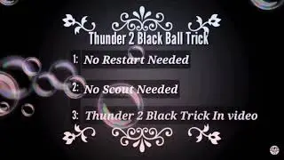 Pes 2019 thunder black ball trick 1000.% working