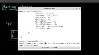 Docker. Part 4. Sharing Local folder with a container