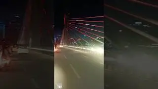 Cable bridge 🌉🌉,Hi-tech city ,Hydrabad #shorts#short#viral#youtubefeed#youtubeshorts #youtube#love