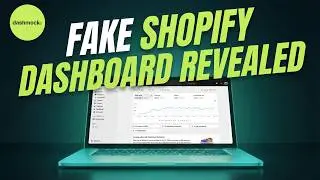 Fake Shopify Dashboard Demo 2026 | Editable Shopify Results Template